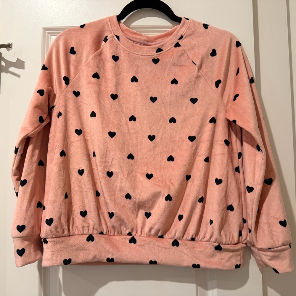 Cat & Jack Blush Top with Heart Design